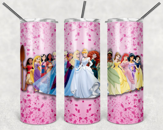All the Princesses 20 oz Tumbler