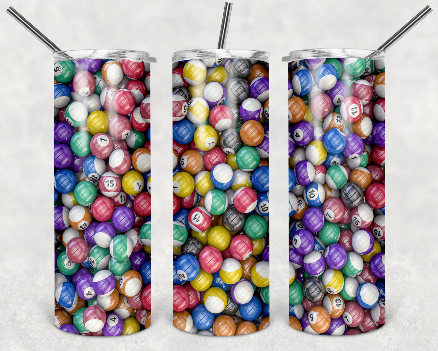 Magic Balls 20 0z Tumbler