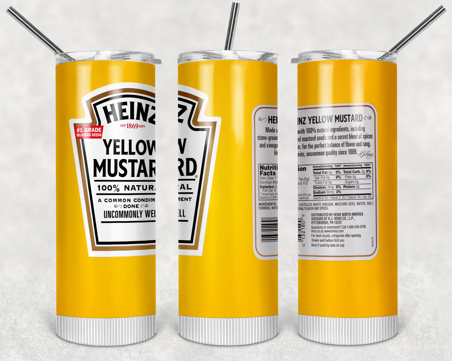 Heinz (Yellow Mustard) 20 oz Tumbler