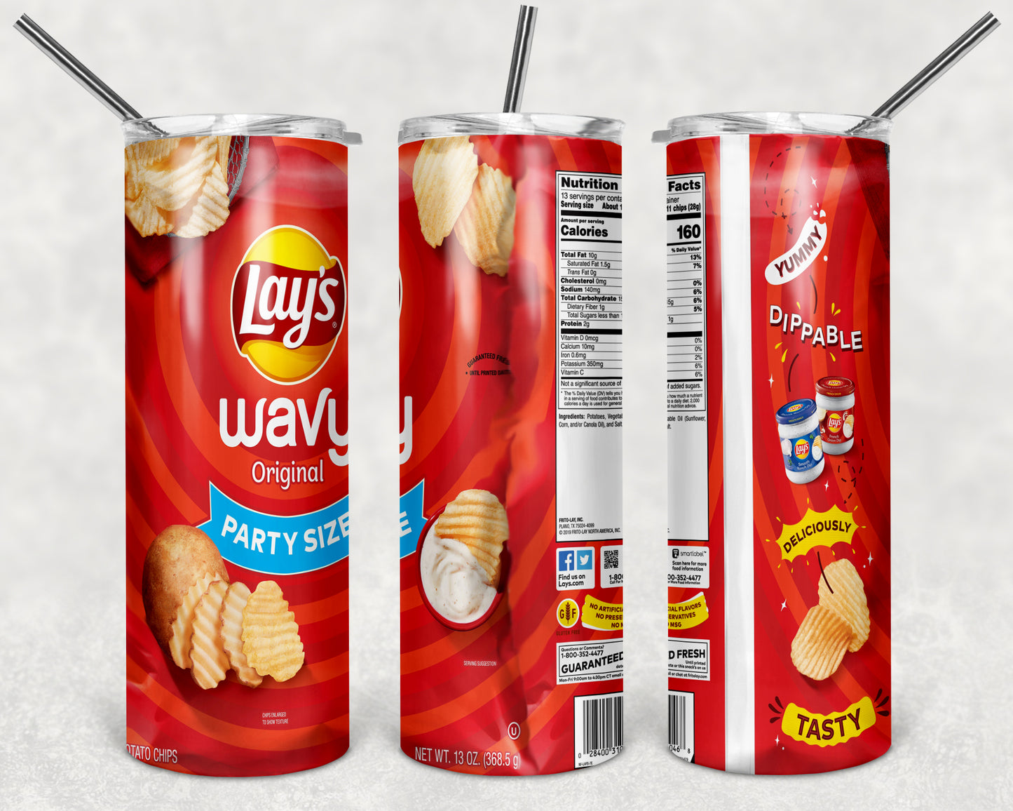 Lays (Wavy) 20 oz Tumbler