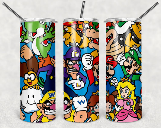 Mario Fun 20 oz Tumbler