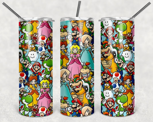 Mario & Friends 20 oz Tumbler